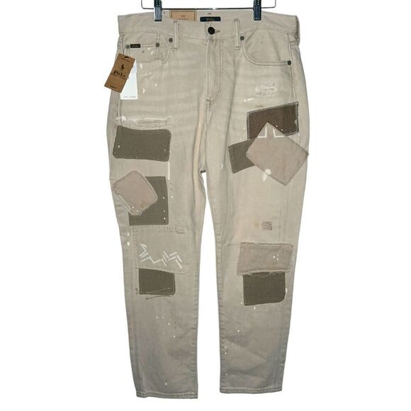 Polo Ralph Lauren “The Avery Boyfriend” patch Jeans - Picture 9 of 10